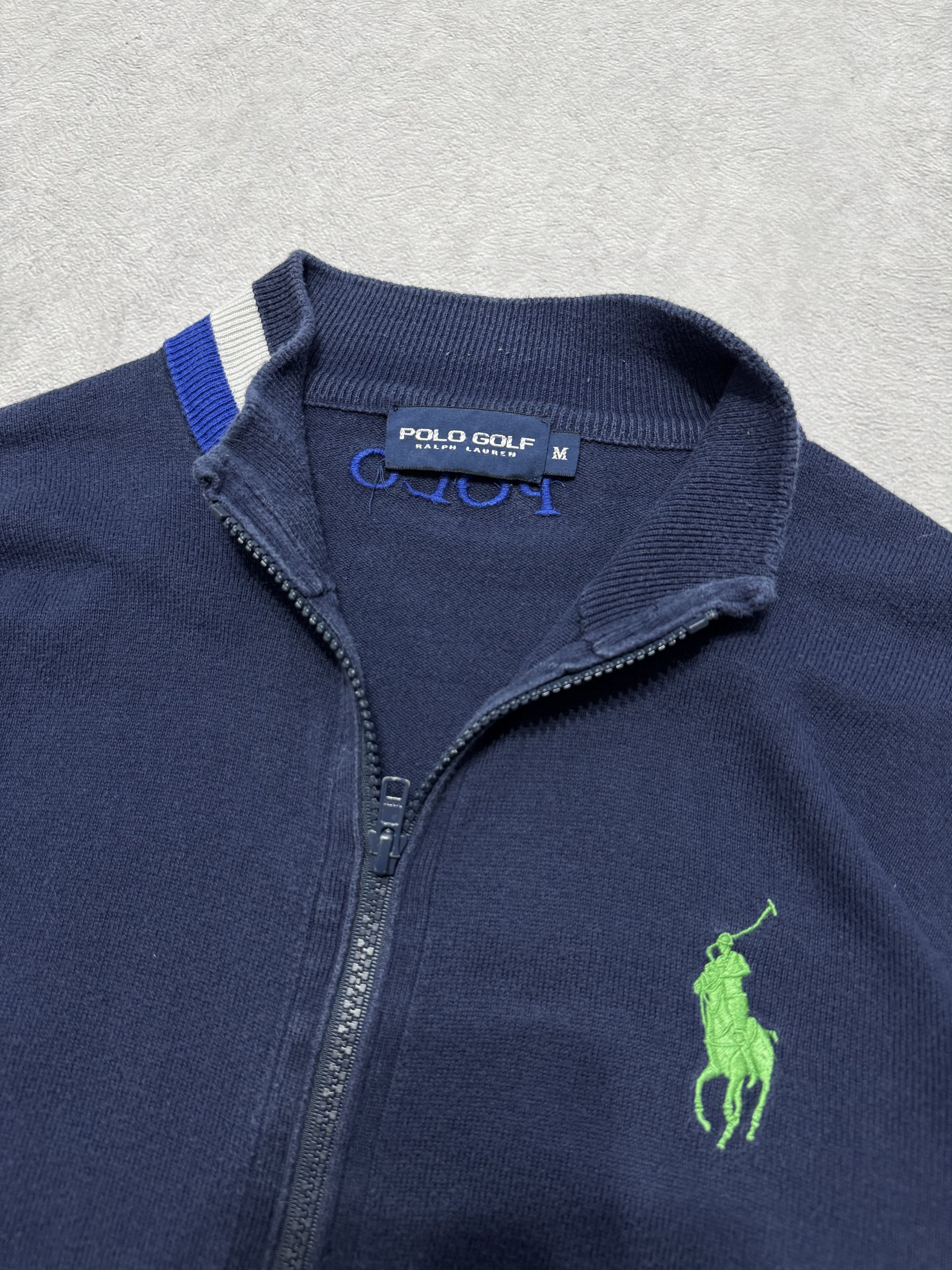 Polo Ralph Lauren Vintage Polo Ralph Lauren Golf full zip sweater sweatshirt Size US M / EU 48-50 / 2 - 8 Thumbnail