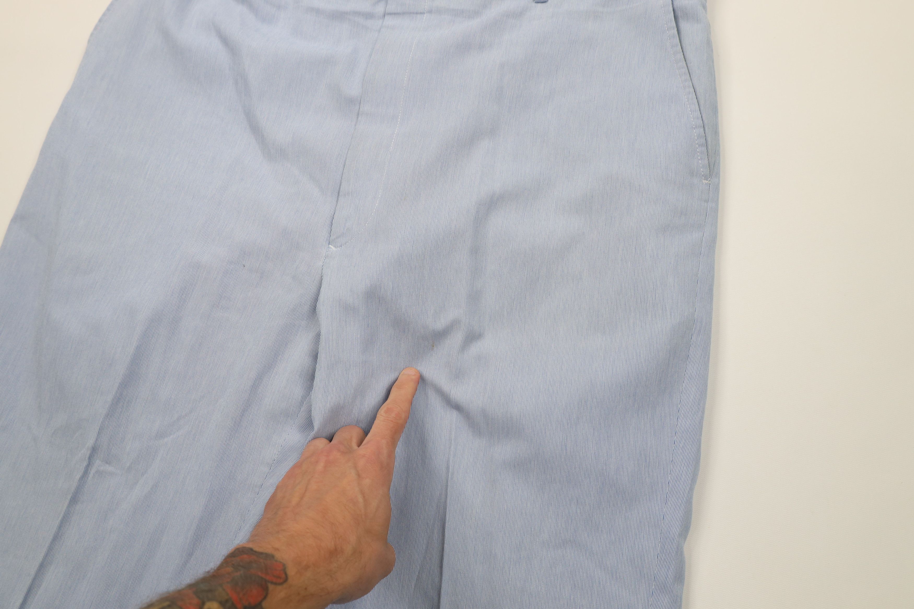 Vintage Vintage 70s Streetwear Striped Bell Bottoms Pants USA Blue Size US 40 / EU 56 - 6 Thumbnail