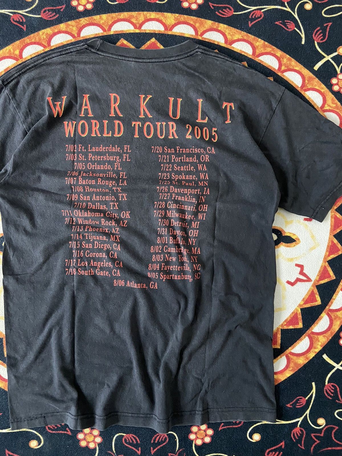 Band Tees × Vintage VINTAGE Y2K MALEVOLENT CREATION WARKULT TOUR Size US L / EU 52-54 / 3 - 9 Thumbnail