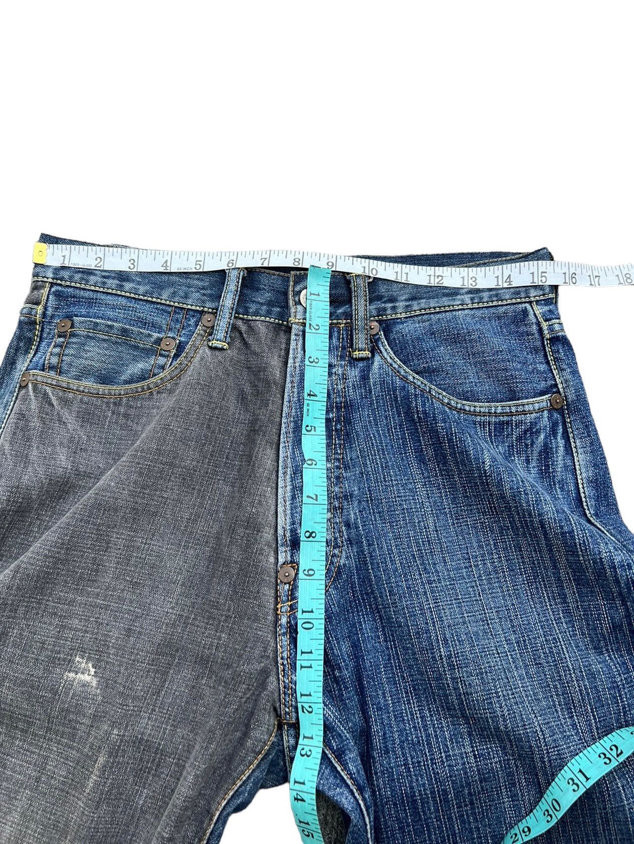 Evisu Vintage Evisu Genes Paris Two Faces Denim Selvedge Jeans Size US 30 / EU 46 - 3 Thumbnail