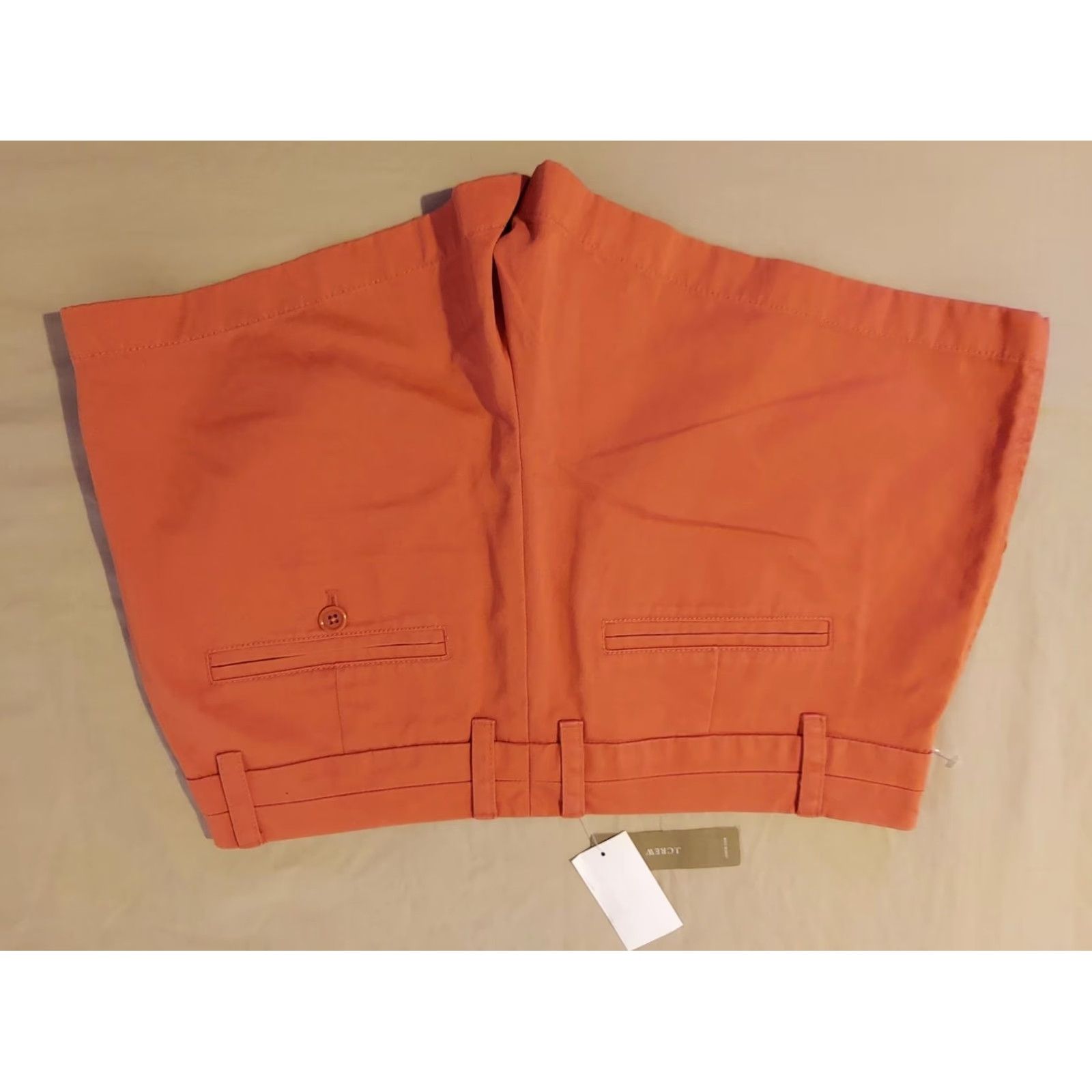 J.Crew Womens J.Crew Shorts Chino Cotton Orange 6 Chino Regular Size 6 Orange Womens Size 28" / US 6 / IT 42 - 6 Thumbnail
