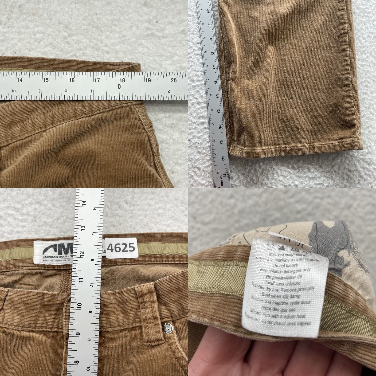 Mountain Khakis Mountain Khakis Pants Mens 38x30 Brown Corduroy 5 Pocket Hiking Outdoor Stretch Size US 38 / EU 54 - 8 Thumbnail
