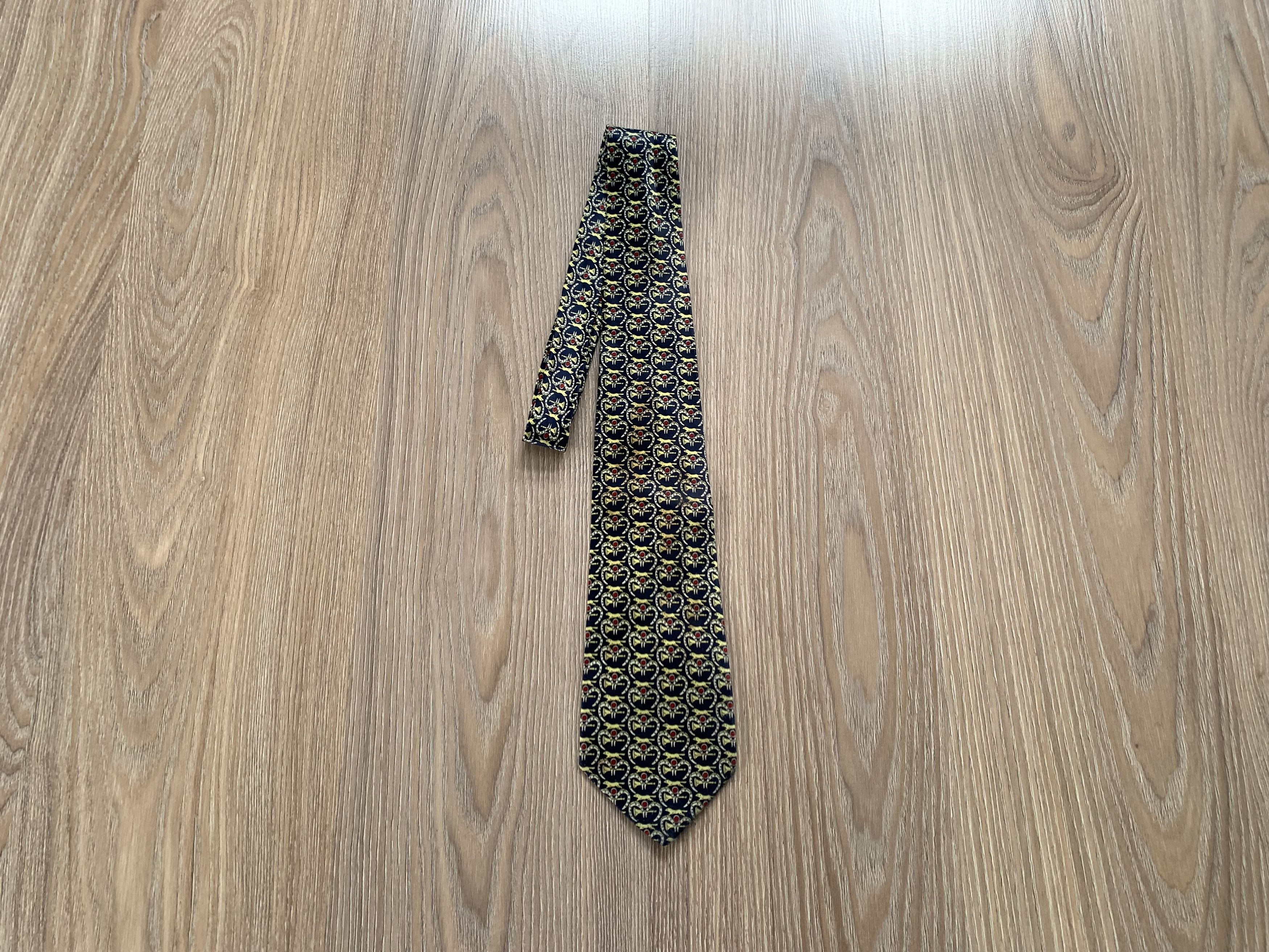 Other Charlize Italian Monogram Silk Tie Size ONE SIZE - 1 Thumbnail
