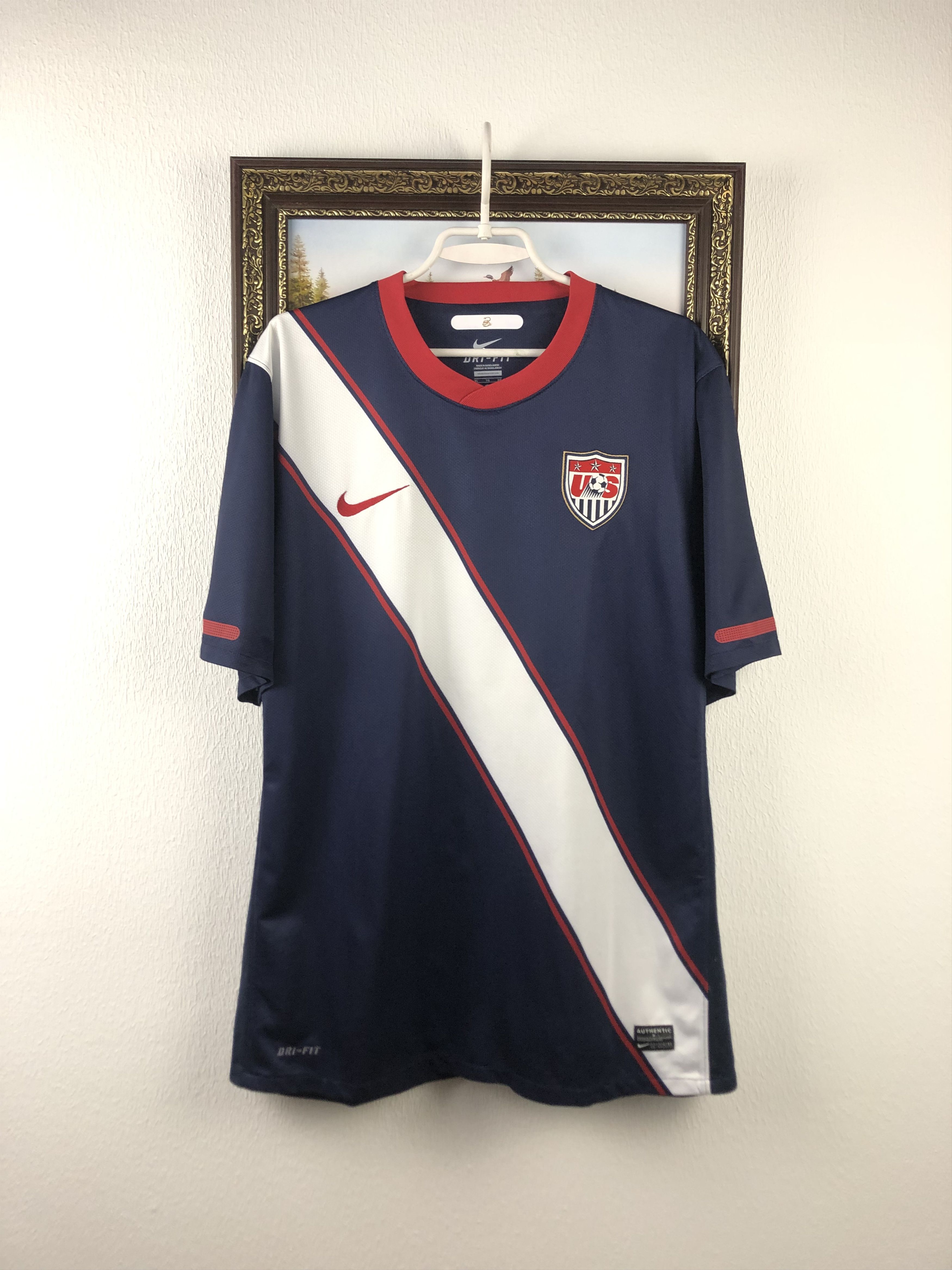 USA Away football shirt 2010 Soccer Nike Jersey Rare Trikot