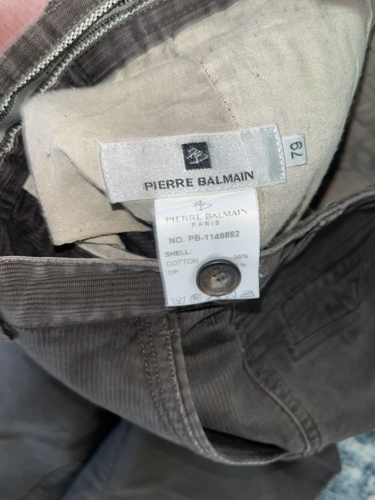Pierre Balmain Pierre Balmain Ribbed Trousers Size US 29 - 3 Thumbnail