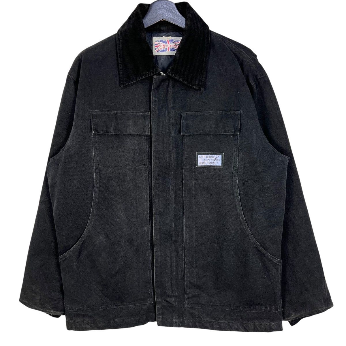 Japanese Brand × REVOLVE Revolver 2001-2002 Fall Winter Canvas Workers Jacket Size US M / EU 48-50 / 2 - 1 Thumbnail
