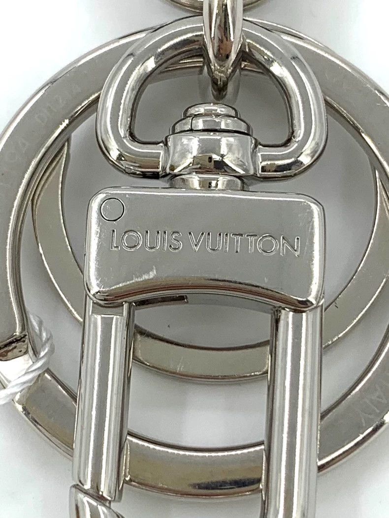 Louis Vuitton Louis Vuitton Black logo leather key chain Size ONE SIZE - 5 Thumbnail
