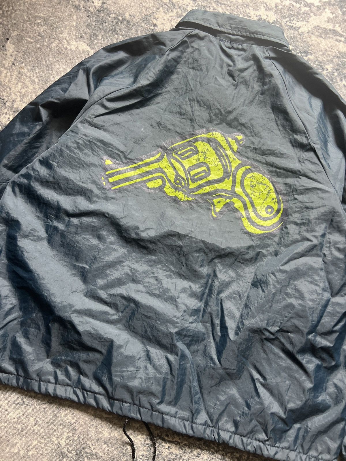 Vintage Vtg 90s Rare Insane Slam City Skate Coach Jacket Size US XL / EU 56 / 4 - 4 Thumbnail