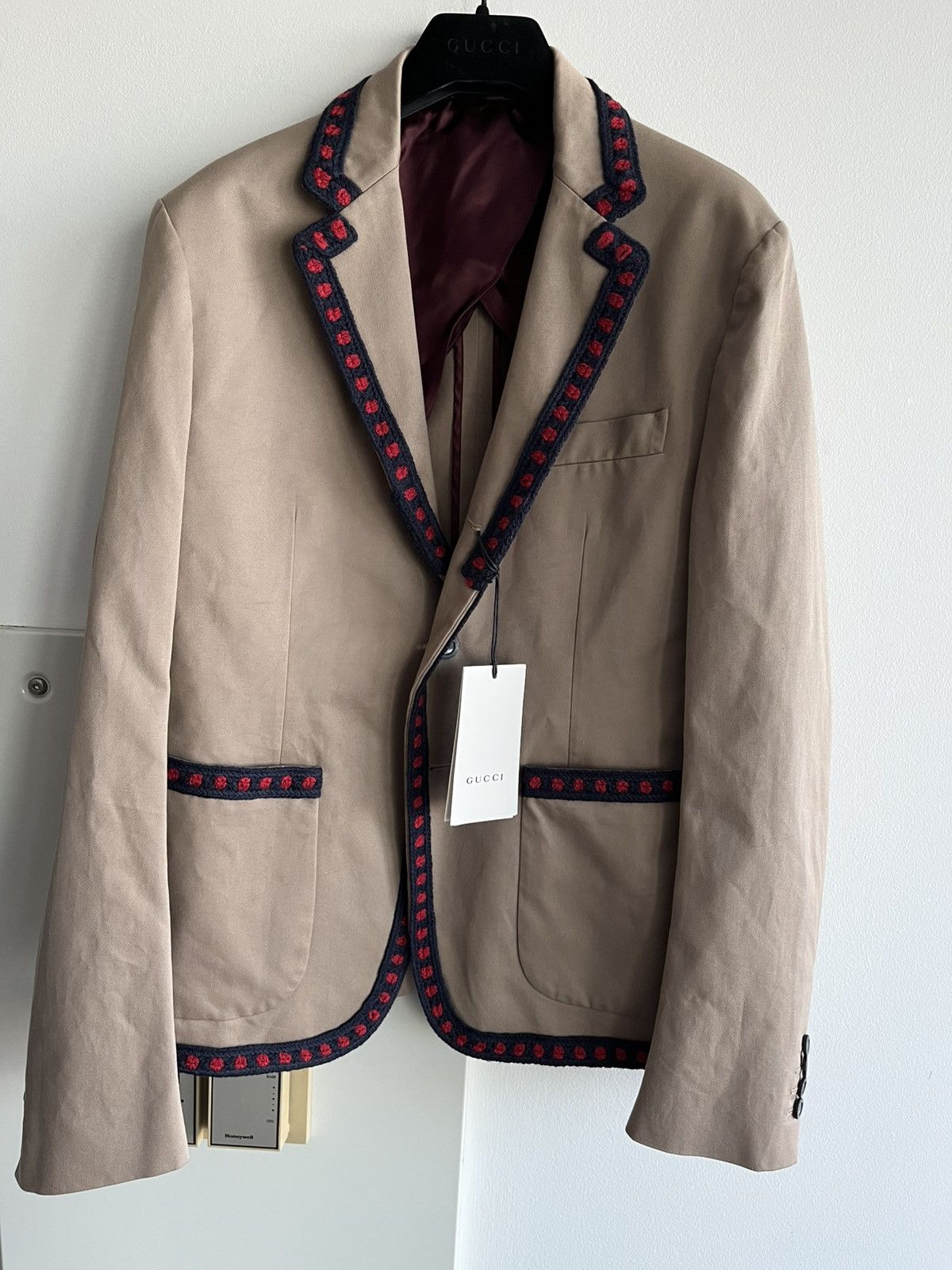 $3k Value Gucci SuperRunway 2015-16 Runway Celebrity Blazer