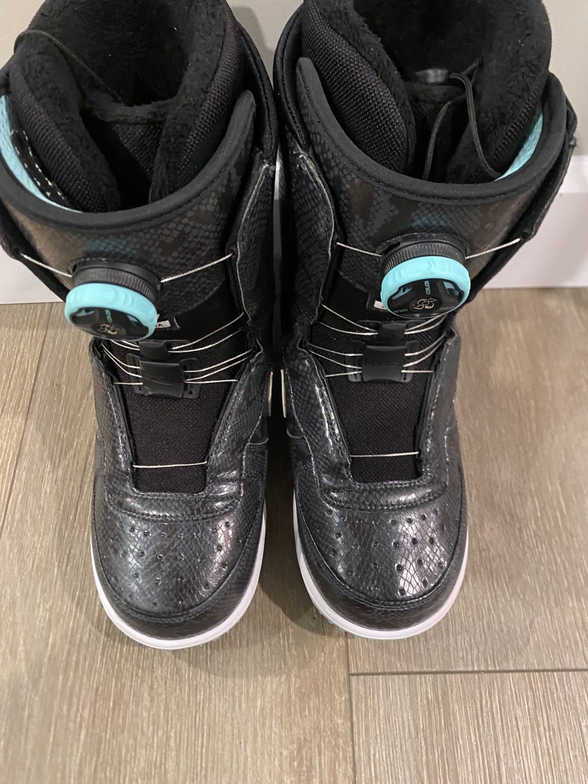 Nike Nike Zoom Force 1 X Double BOA Snowboard Boots Grey & Teal Size US 7.5 / IT 37.5 - 7 Thumbnail