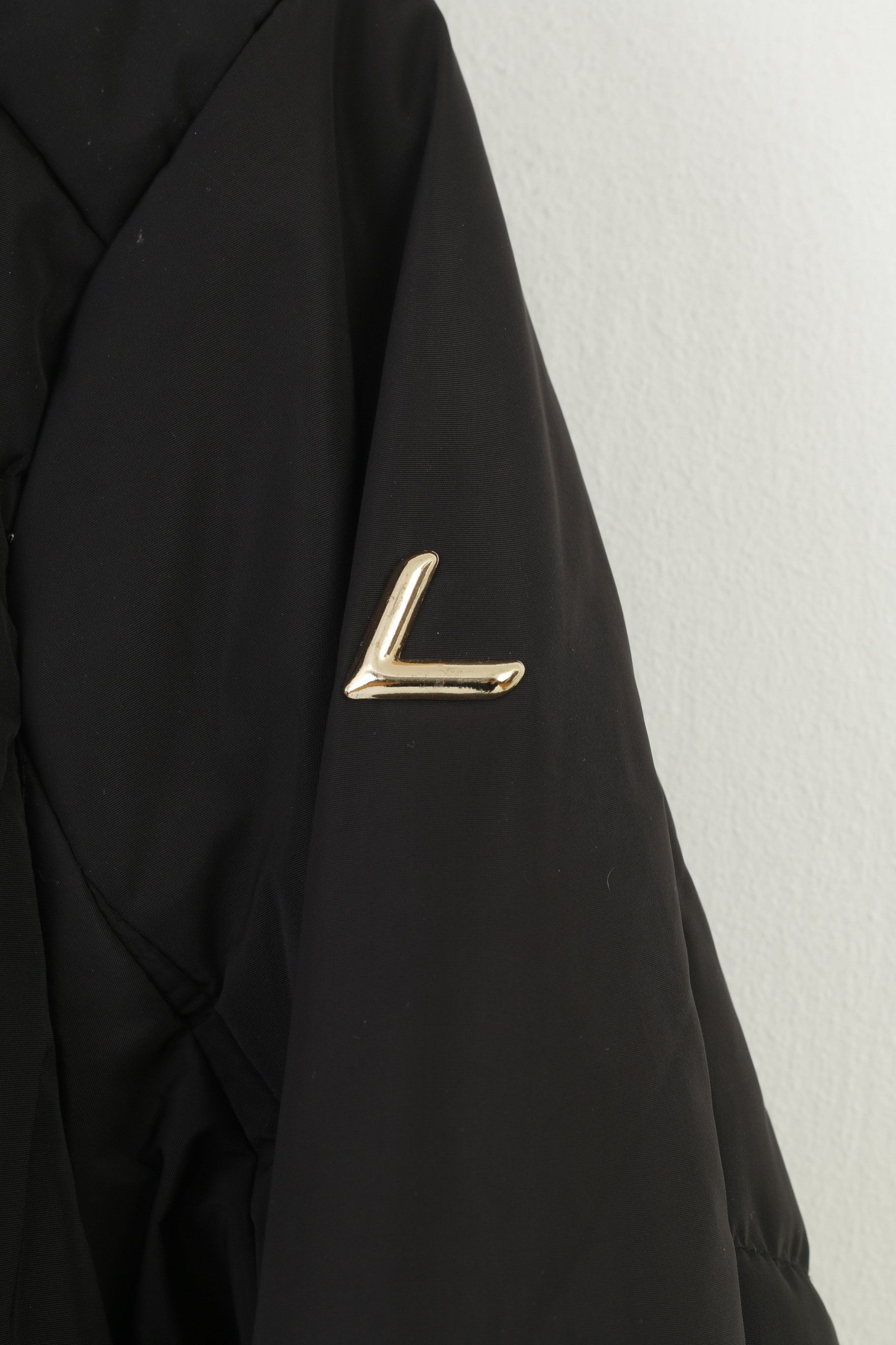 Vintage Luhta Woman 40 L Jacket Black Ski Padded Full Zipper 0760 Size S / US 4 / IT 40 - 5 Thumbnail