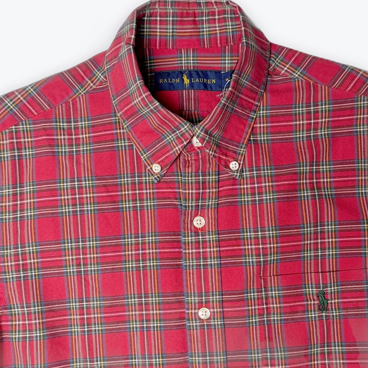Polo Ralph Lauren Ralph Lauren Red Tartan Button-Down – Medium, Heritage Fit Size US M / EU 48-50 / 2 - 2 Thumbnail