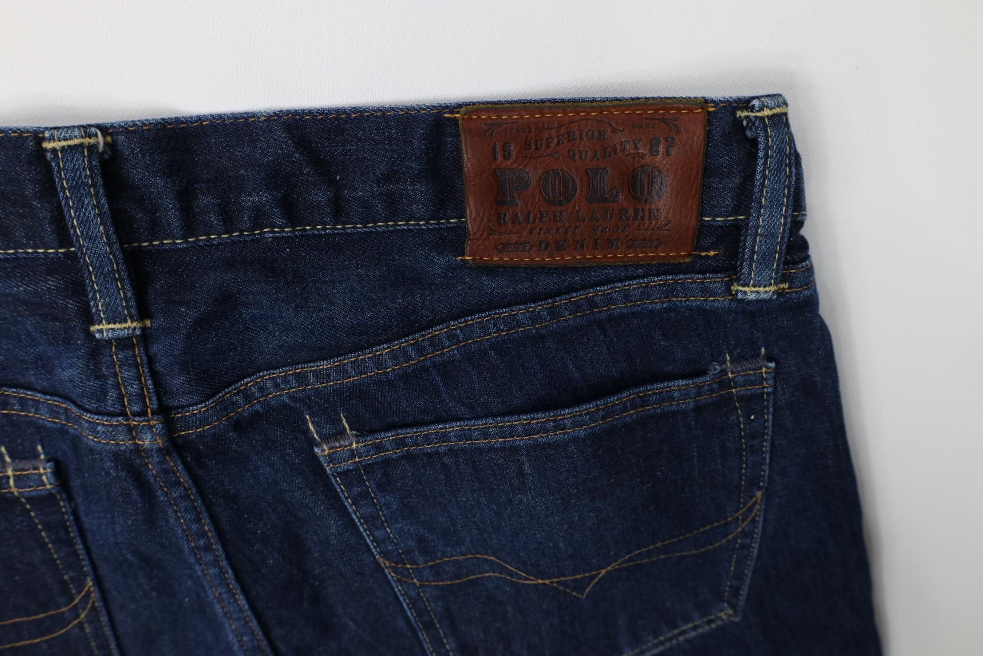 Polo Ralph Lauren Vintage Ralph Lauren Straight Leg Denim Jeans Indigo Cotton Size US 34 / EU 50 - 13 Thumbnail