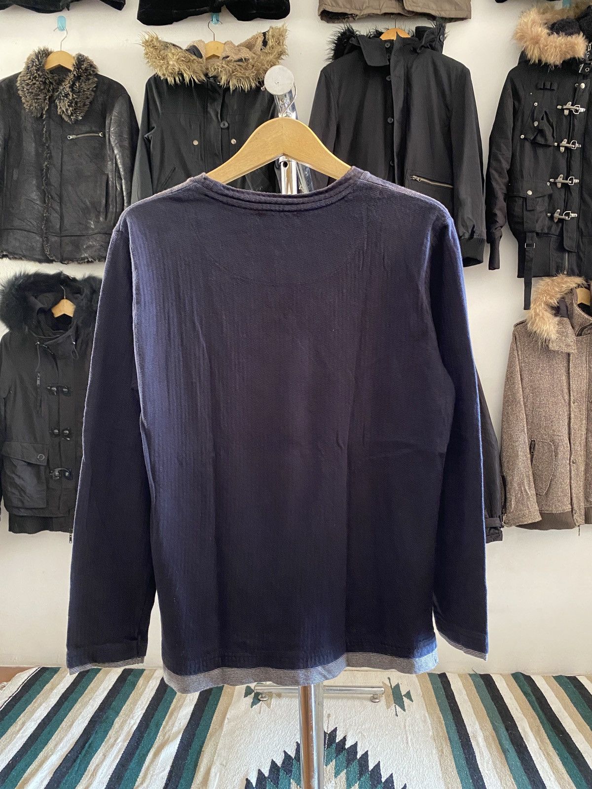 Japanese Brand Japanese Takeo Kikuchi DOUBLE LAYER Pocket Long Slevee TEE Size US L / EU 52-54 / 3 - 9 Thumbnail