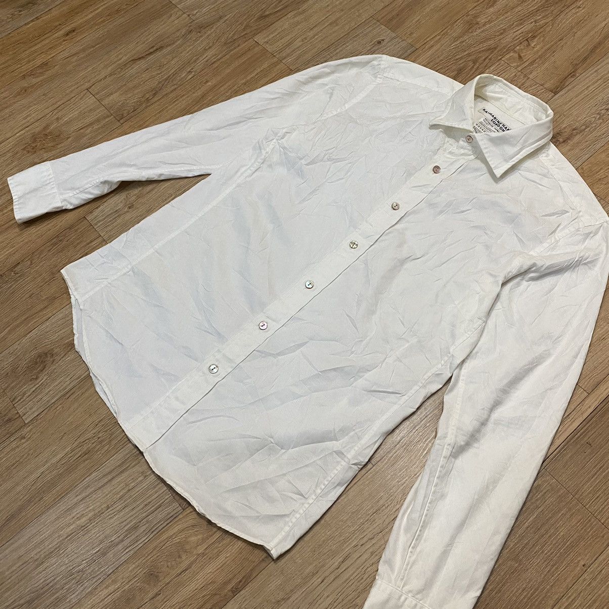 Katharine Hamnett London Katharine Hamnett London White Shirt Button Up Size US M / EU 48-50 / 2 - 2 Thumbnail