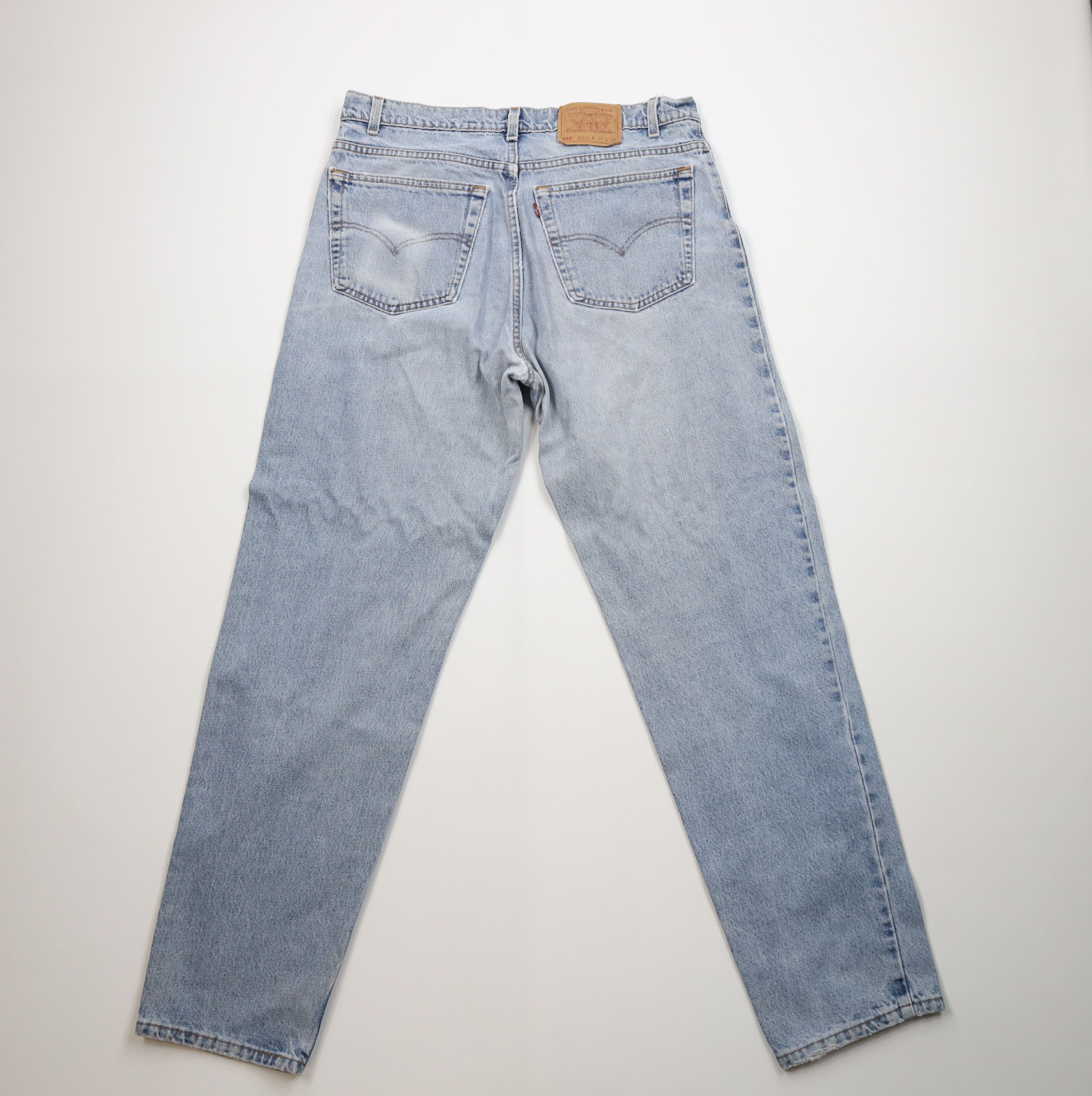 Levi's Vintage 90s Levis 550 Relaxed Tapered Leg Denim Jeans USA Size US 38 / EU 54 - 12 Thumbnail