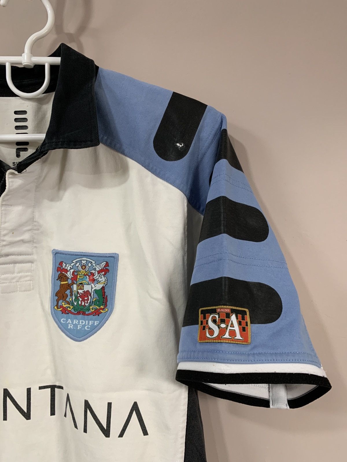 Fila × Vintage Cardiff RFC 1999 Home Rugby Shirt Vintage Fila Jersey Size S Size US S / EU 44-46 / 1 - 3 Thumbnail
