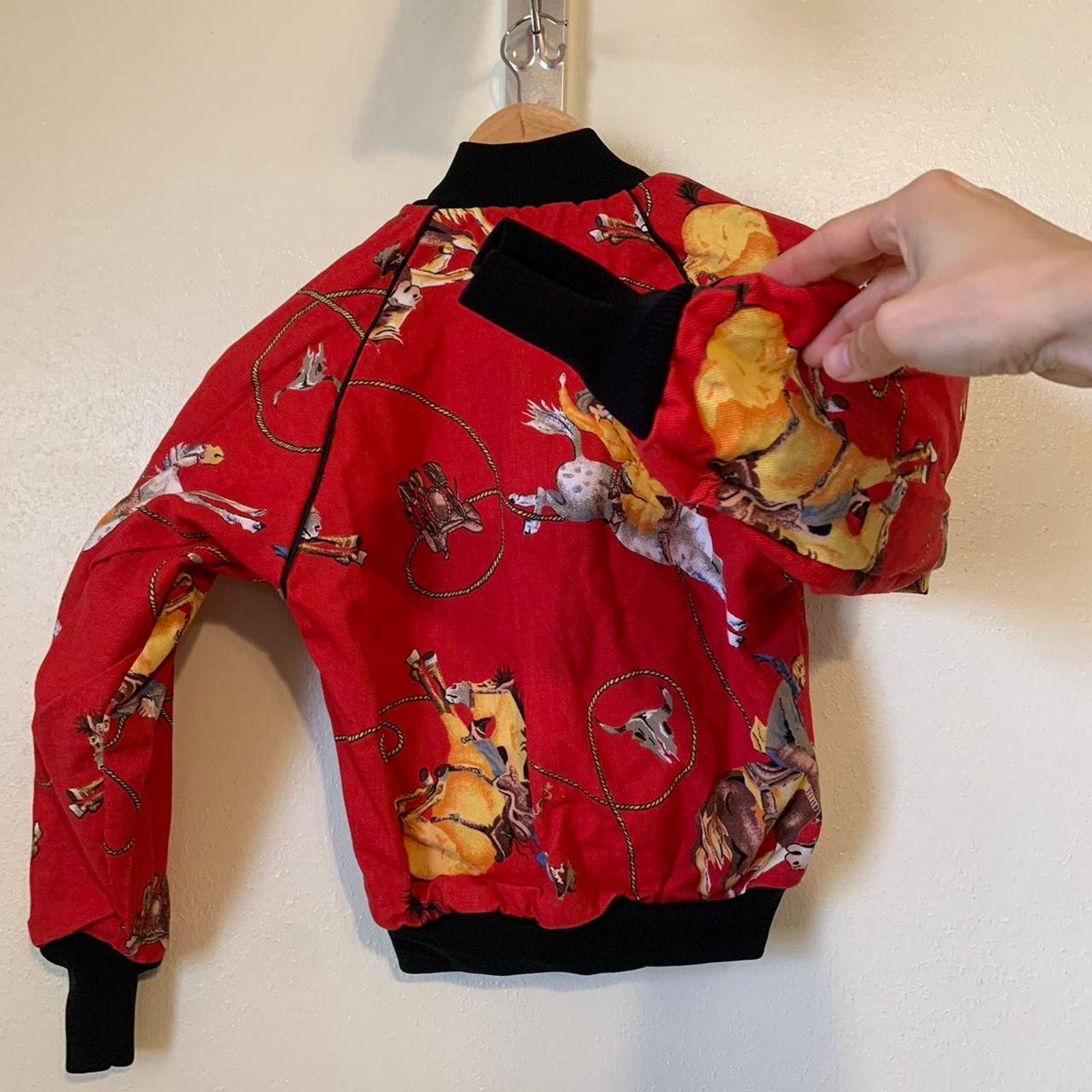 Vintage Vintage 90s Kyta Make Co. Western Reversible Bomber Jacket Size M / US 6-8 / IT 42-44 - 6 Thumbnail