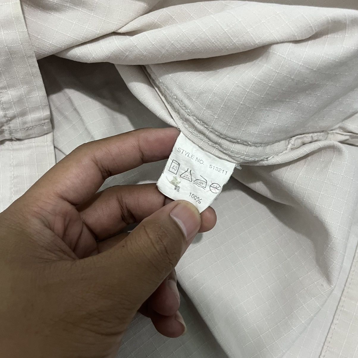 Japanese Brand Dragon Shirt By UENO SHOKAI Ripstop Material Size US L / EU 52-54 / 3 - 7 Thumbnail