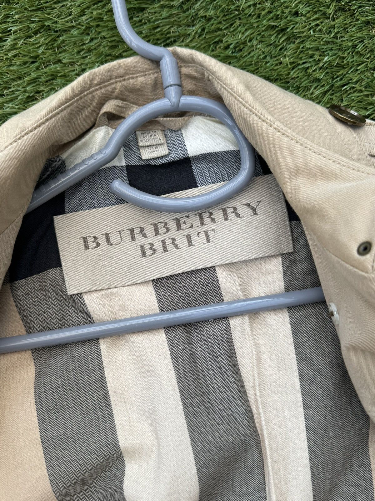 Burberry BURBERRY Britt Trench Coat Size S / US 4 / IT 40 - 3 Thumbnail