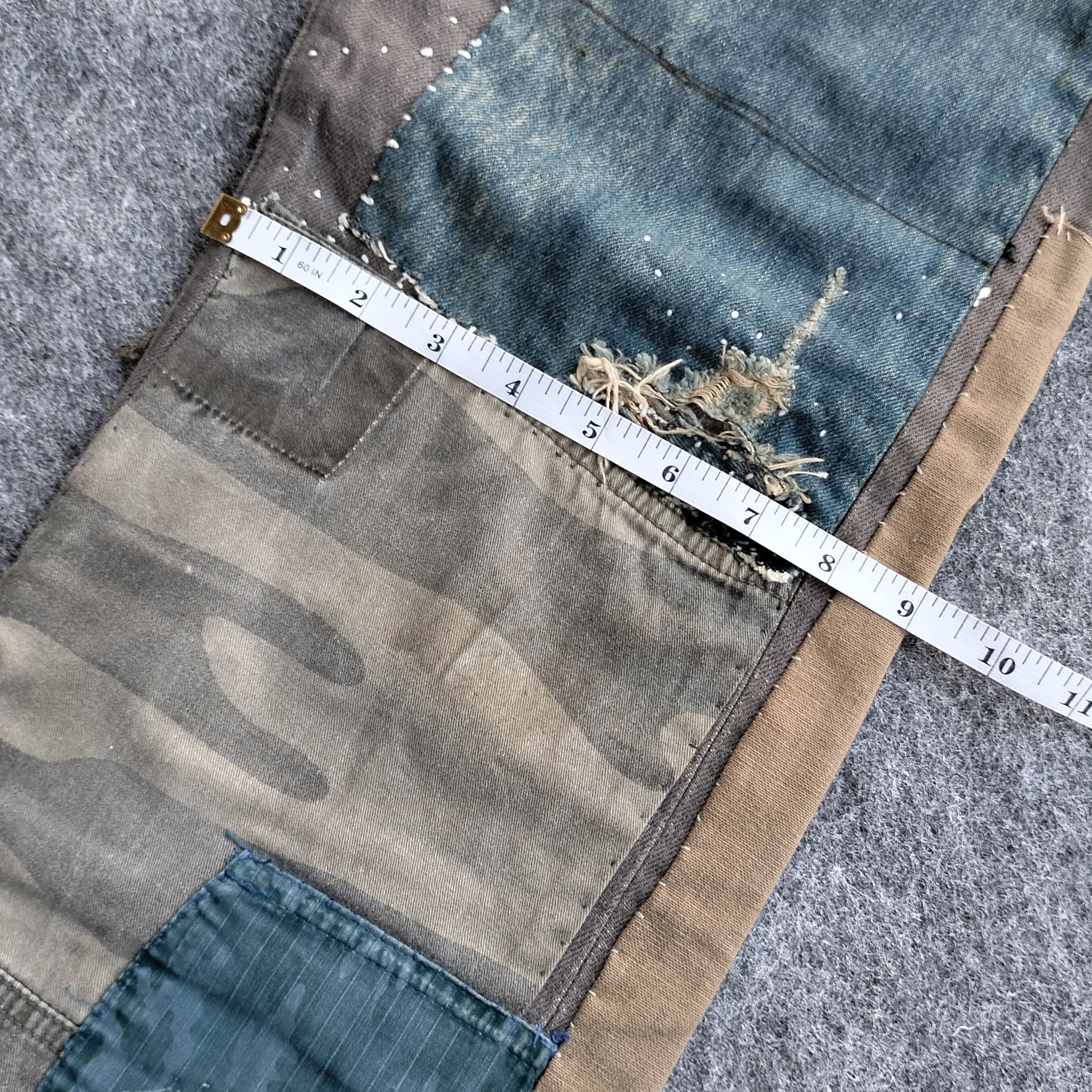 Full Count & Co. Vtg Full count & co patchwork sashiko selvedge denim Size US 32 / EU 48 - 19 Thumbnail