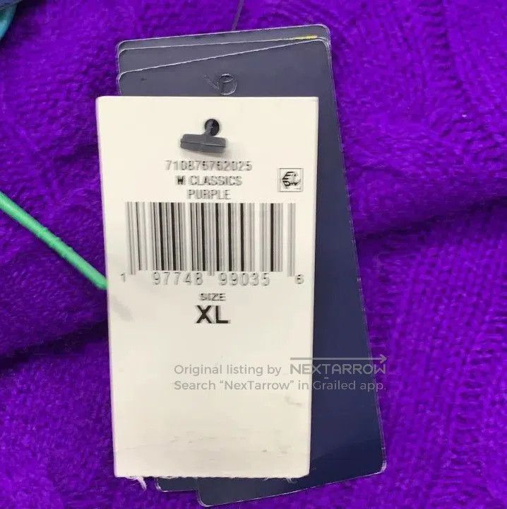 Polo Ralph Lauren Polo Ralph Lauren Men's Purple Logo Crewneck Sweater. Size US XL / EU 56 / 4 - 3 Thumbnail