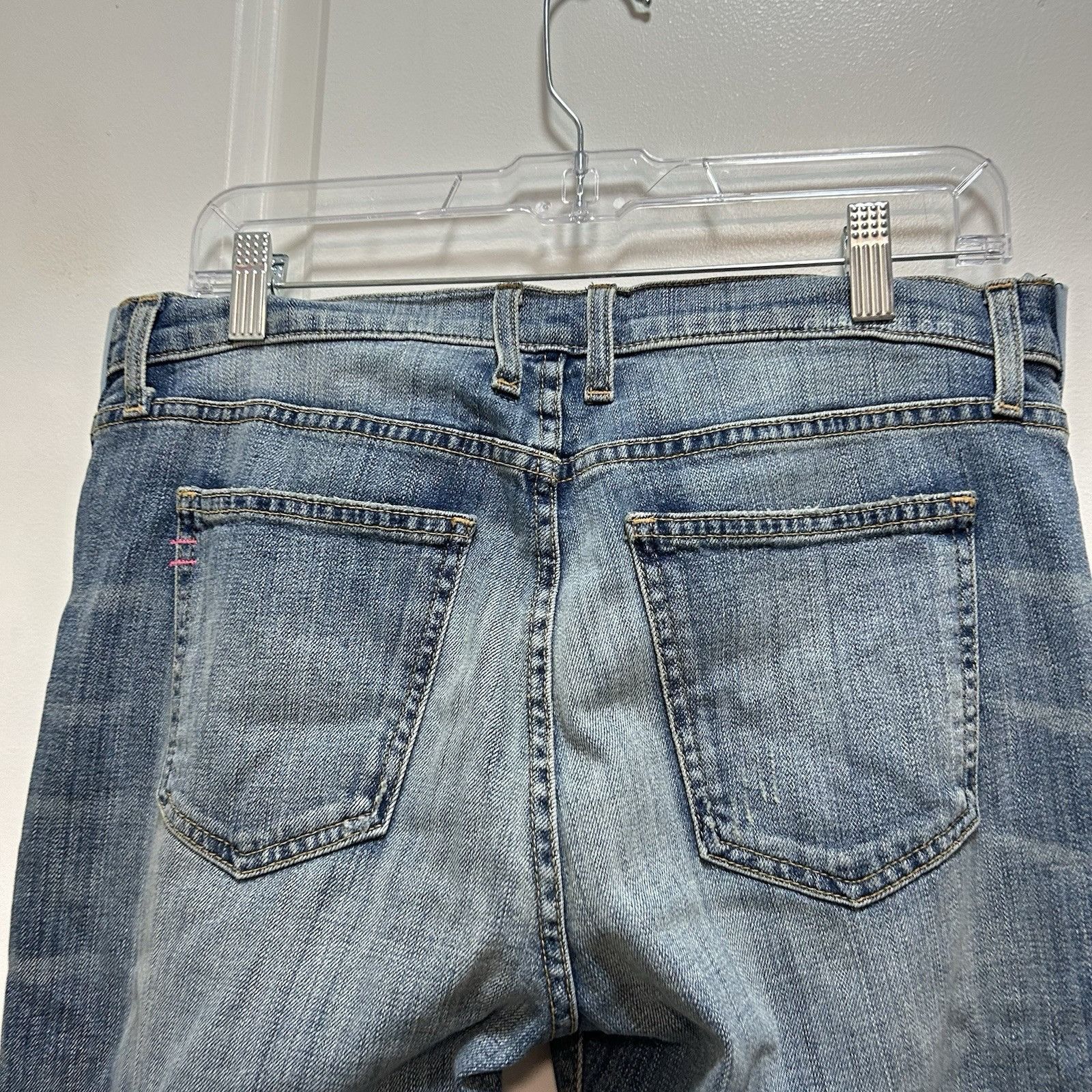 Current/Elliot Current Elliot x Hatch Jeans Womens Blue The Boyfriend Mater Size 27" / US 4 / IT 40 - 18 Thumbnail
