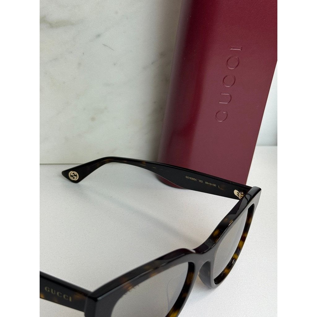 Gucci NEW Gucci GG1639SA Brown Mirror Square Unisex Sunglasses Size ONE SIZE - 4 Thumbnail