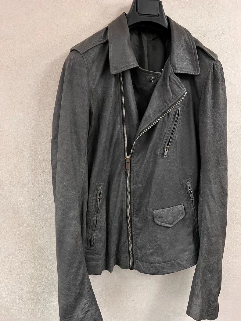 Rick Owens Rick Owens Biker Leather Jacket Size US XXS / EU 40 - 6 Thumbnail