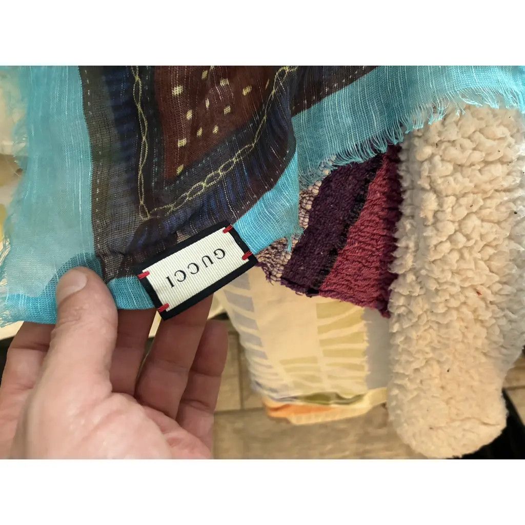 Gucci Gucci Silk Scarf Size ONE SIZE - 3 Thumbnail