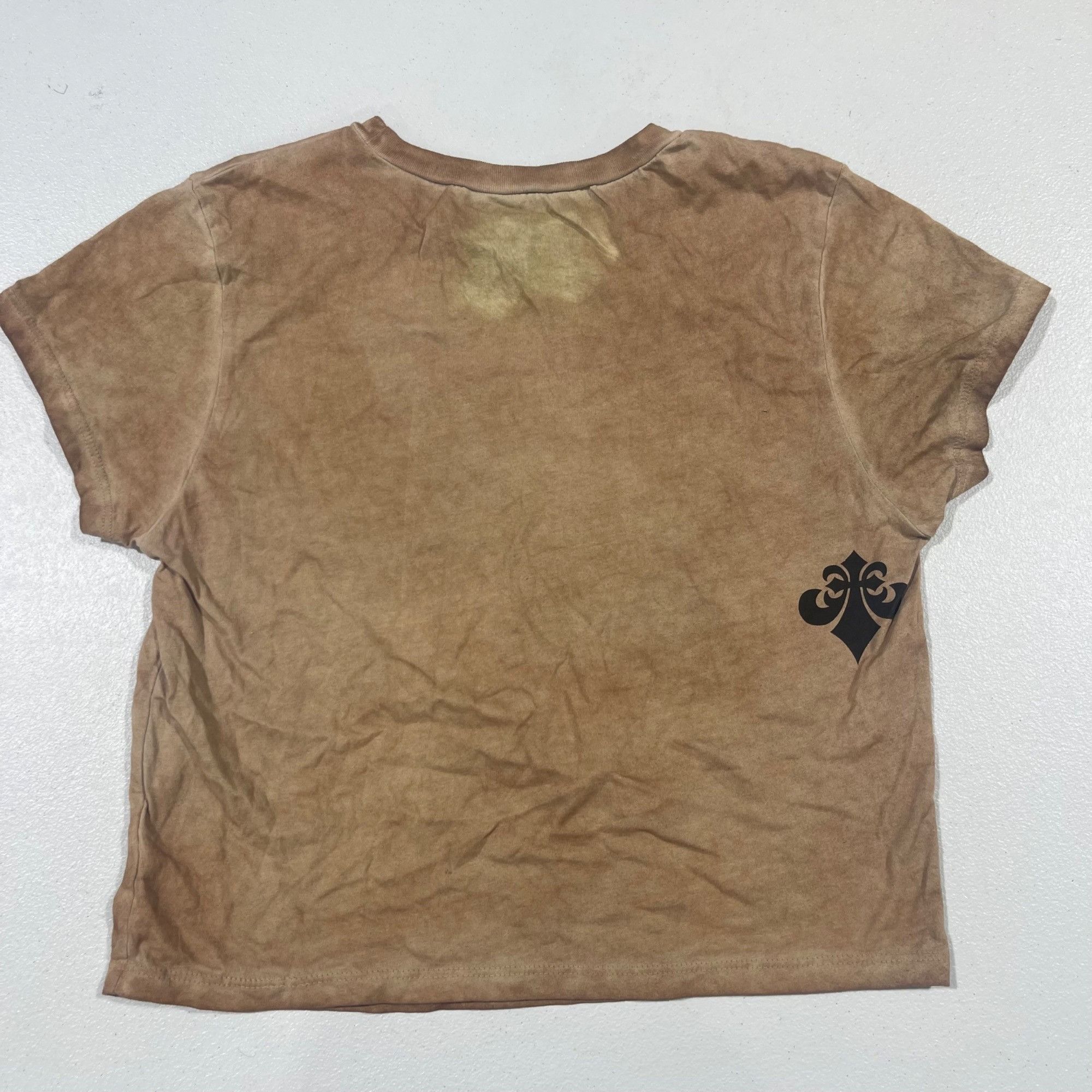 Other NEW AFFLICTION WOMEN'S WINGED REAPER BABY TEE SMALL Size S / US 4 / IT 40 - 4 Thumbnail