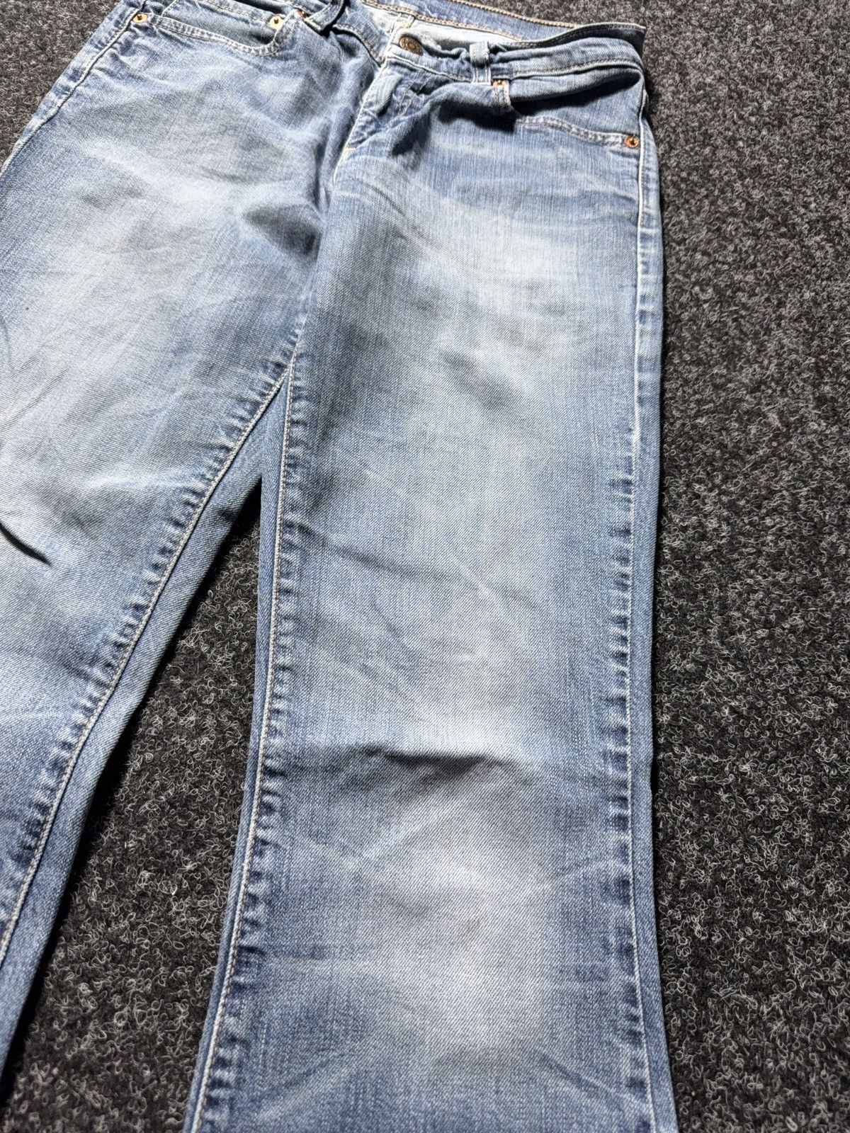 Levi's Levi’s 529 Distressed Western USA Y2K Flare Bootcut Jeans Size 28" / US 6 / IT 42 - 6 Thumbnail