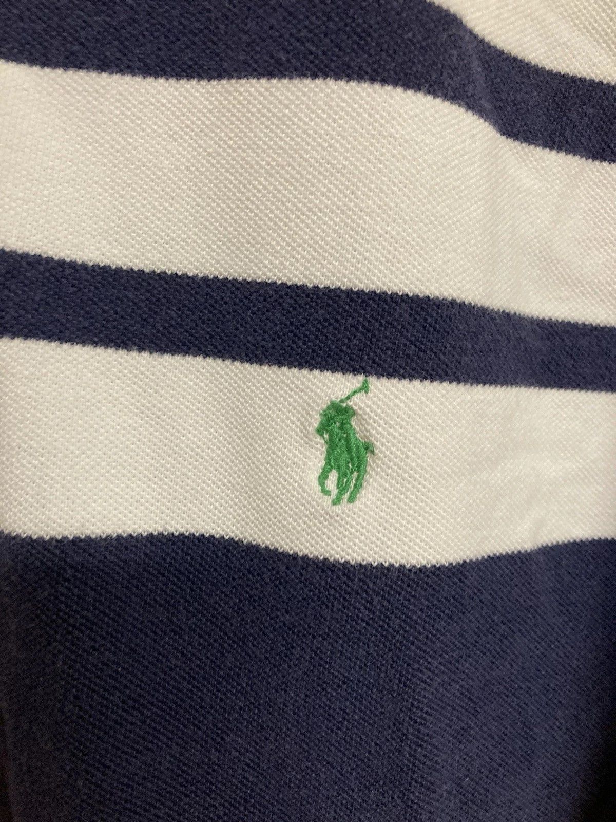 Polo Ralph Lauren VTG Polo Ralph Lauren Knit Polo Striped USA Patriotic Sz L Size US L / EU 52-54 / 3 - 6 Thumbnail
