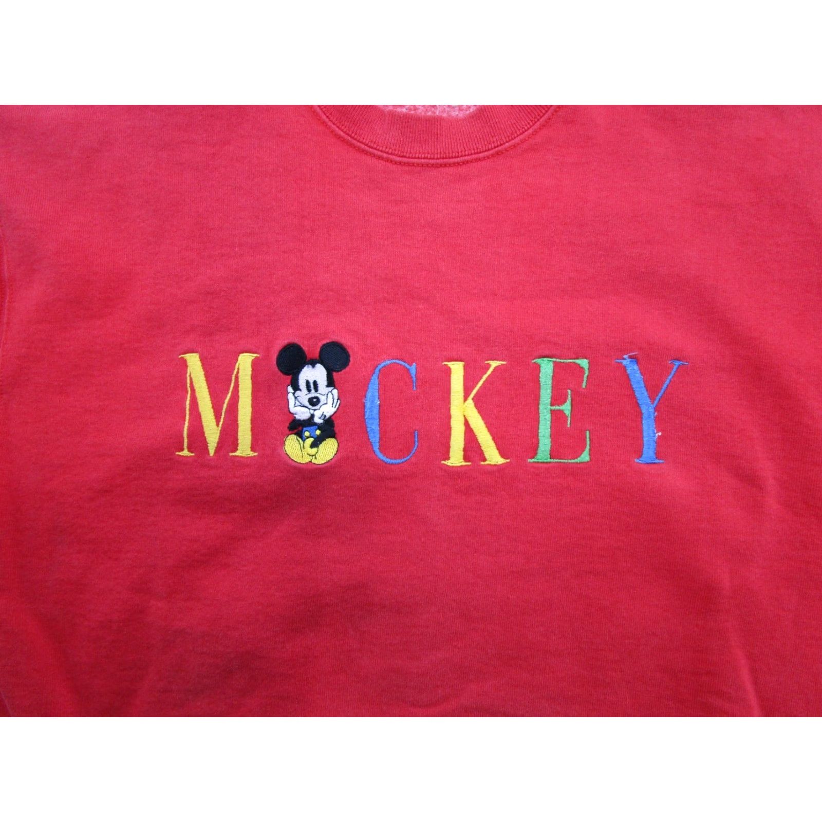 Mickey & Co. VINTAGE Mickey & Co. Embroidered Red Pullover Crewneck Sweatshirt 90s Read Mens XL Sweatshirt Embroidered 90s Theme Size US XL / EU 56 / 4 - 2 Thumbnail