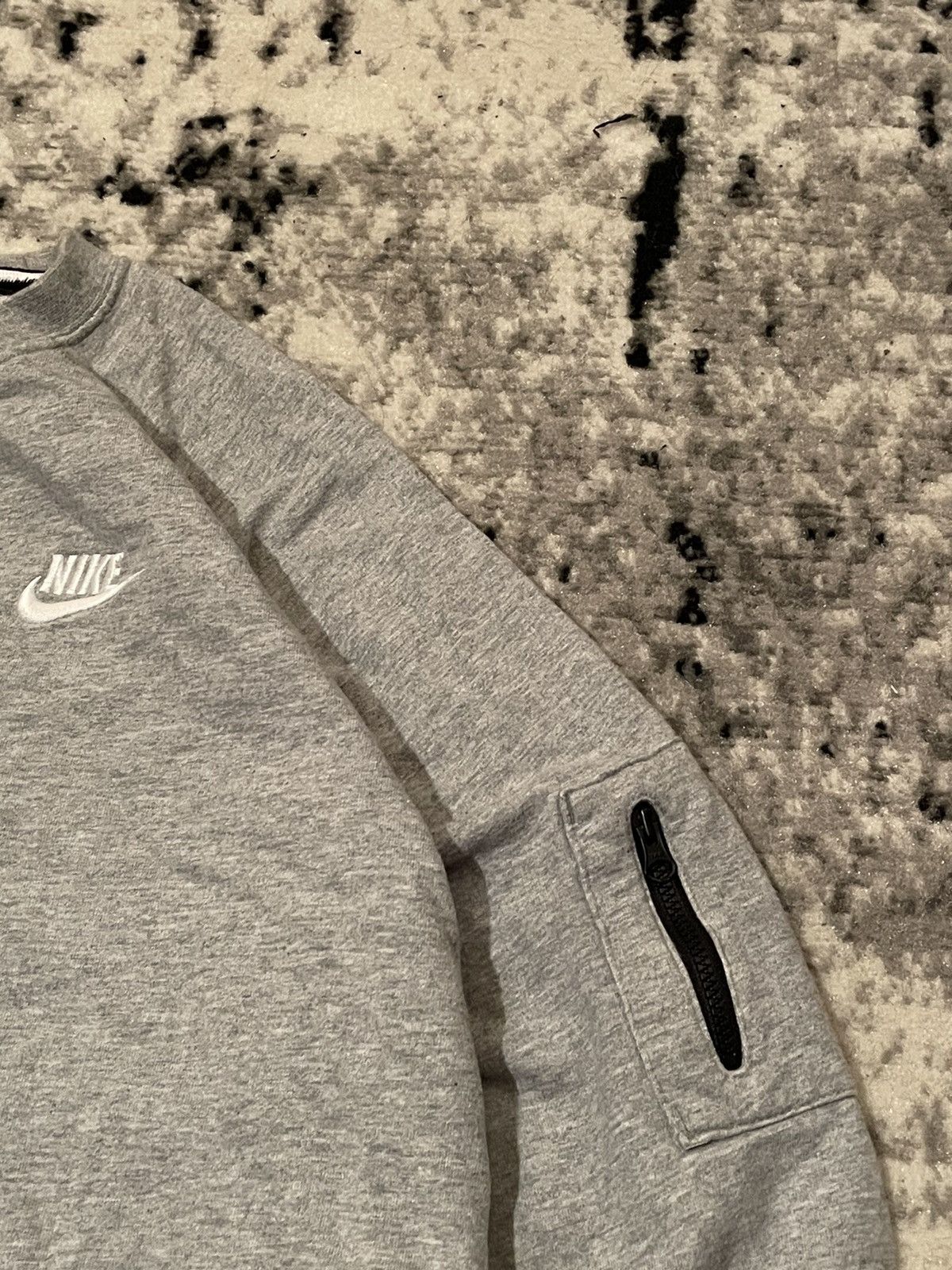 Nike × Vintage Nike Sweater Vintage Small Swoosh Grey Xl Size Streetwear Size US XL / EU 56 / 4 - 4 Thumbnail