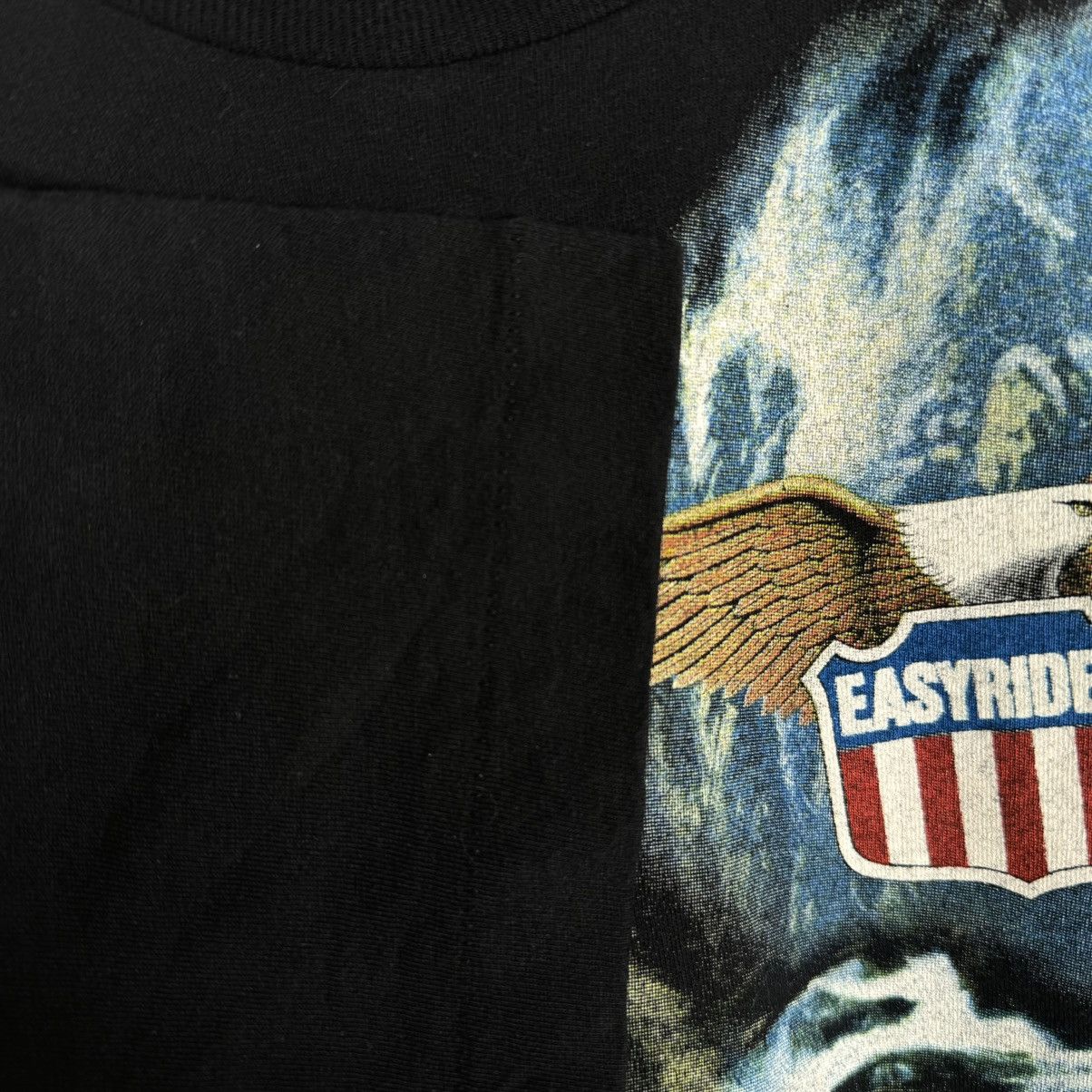 Harley Davidson Vintage 1997 Easyriders Wolf Screen Stars Euro T Shirt Size US XL / EU 56 / 4 - 6 Thumbnail