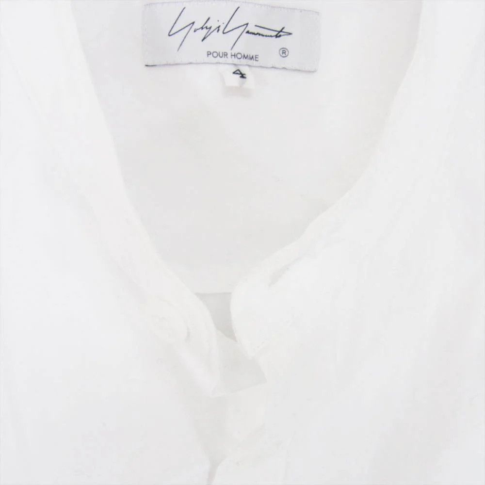 Yohji Yamamoto Yohji Yamamoto Pour Homme 23SS Long Sleeve Long Shirt Size US XL / EU 56 / 4 - 3 Thumbnail