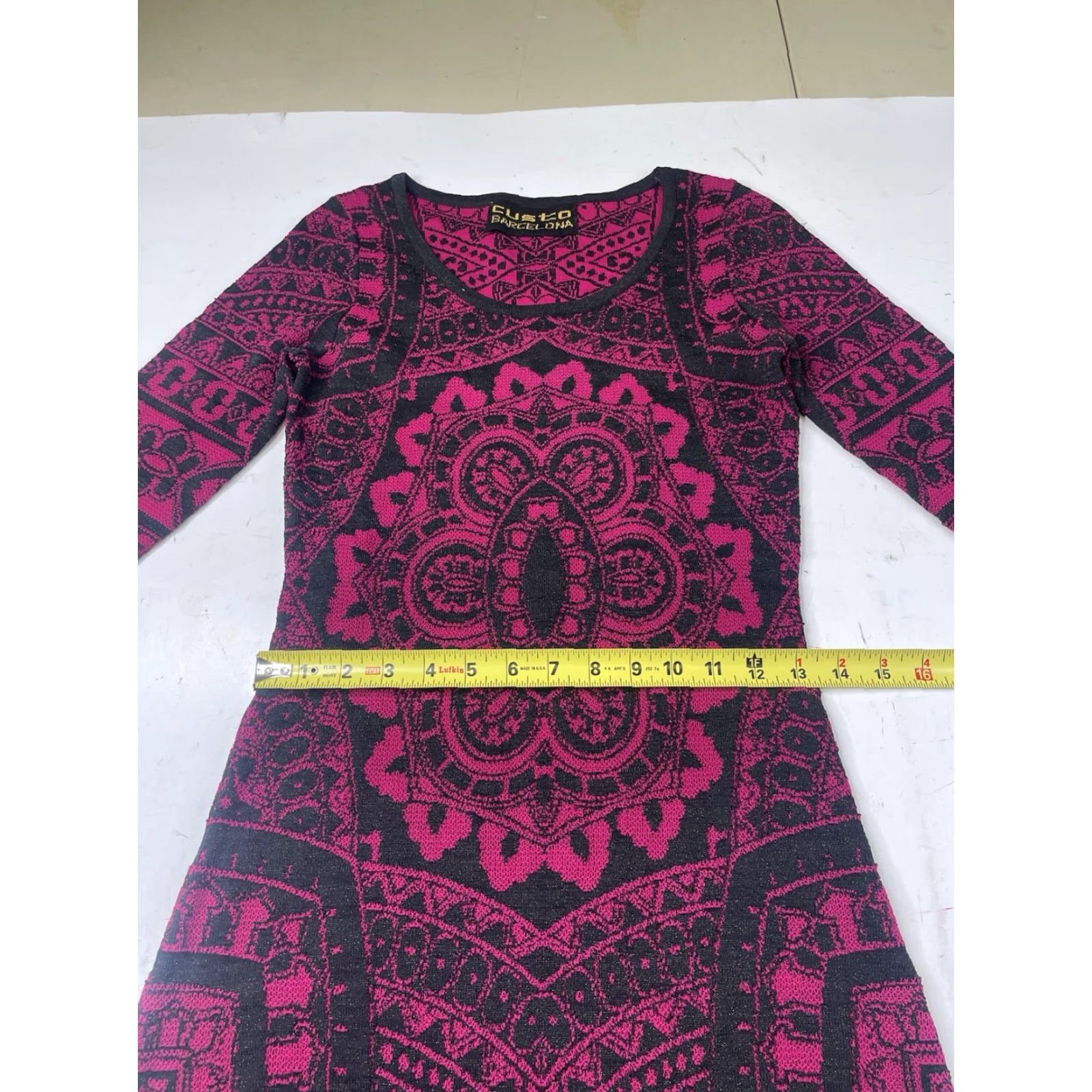Custo Barcelona VINTAGE Custo Barcelona Geometric Dress Knit Multicoloured Bodycon Womens Medium Size M / US 6-8 / IT 42-44 - 5 Thumbnail