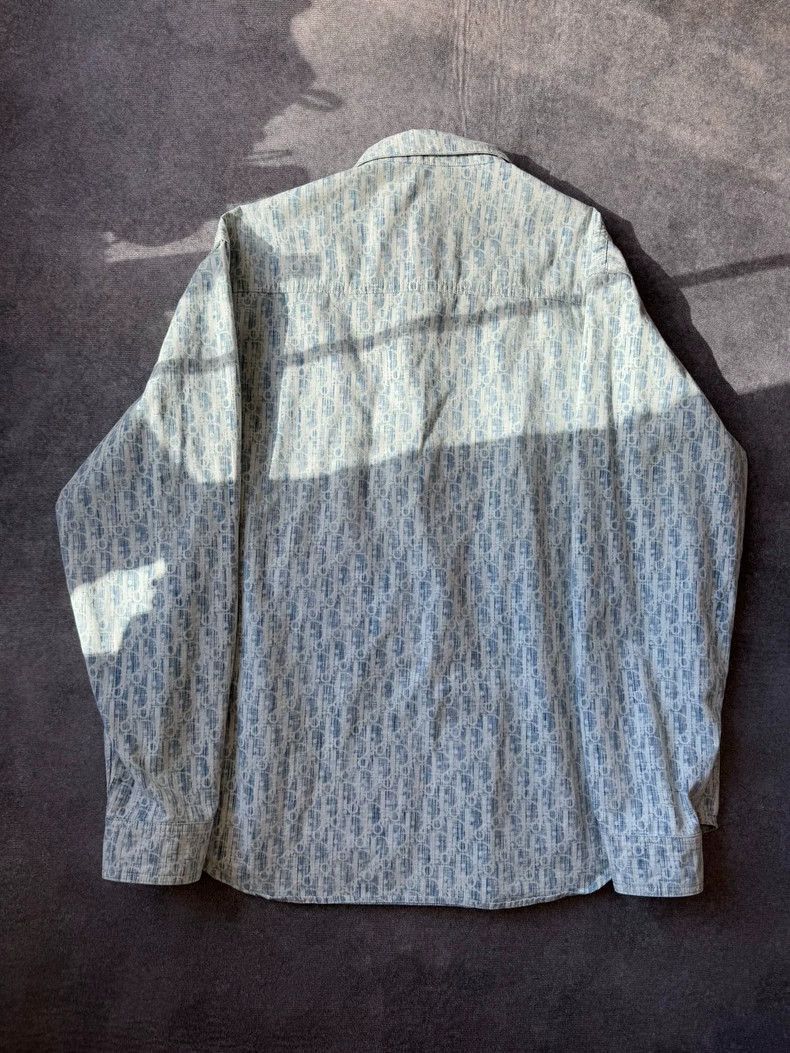 Dior Dior Blue Denim Patterned Shirt Jacket-2505 Size US L / EU 52-54 / 3 - 2 Thumbnail