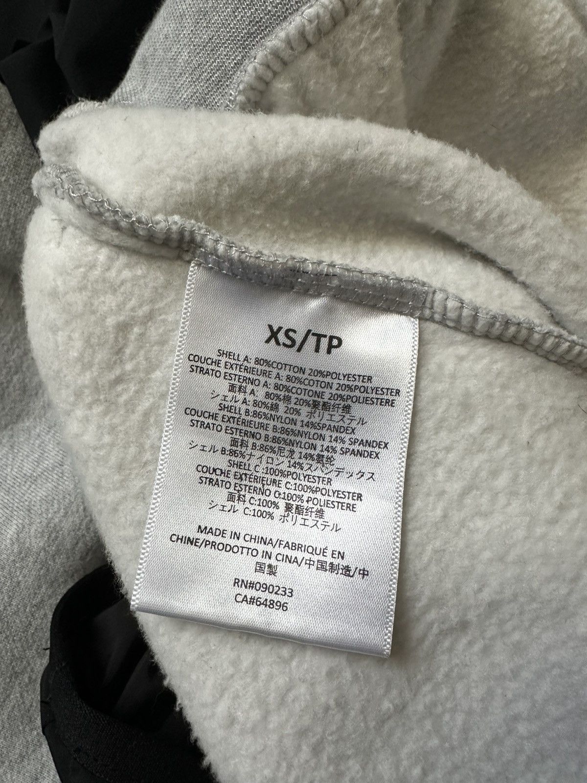 Fear of God Gray & Black Layered Hoodie Size US XS / EU 42 / 0 - 5 Thumbnail