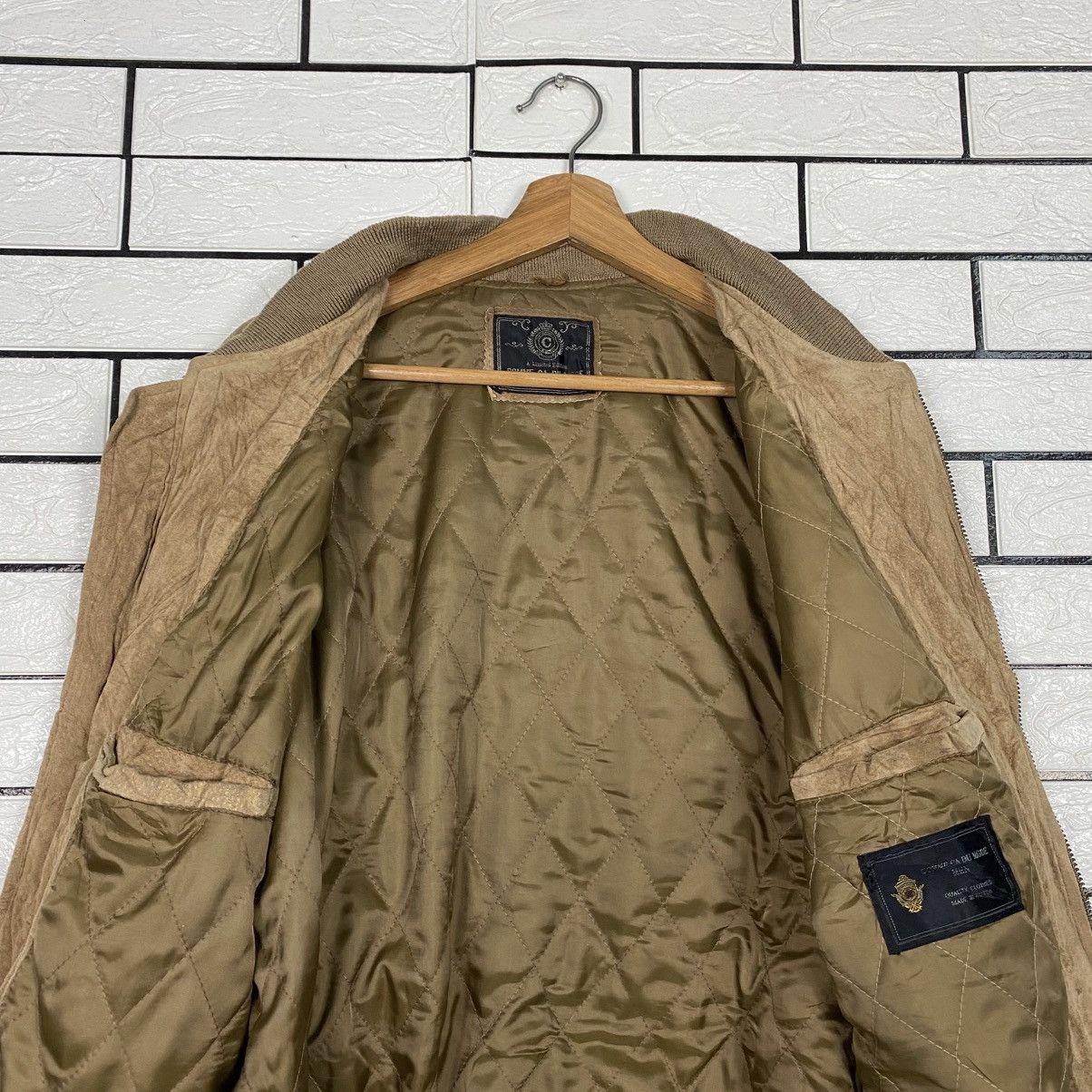 Japanese Brand 📌Vintage Genuine Leather Jacket Comme Ca Ism Big Logo Size US M / EU 48-50 / 2 - 15 Thumbnail