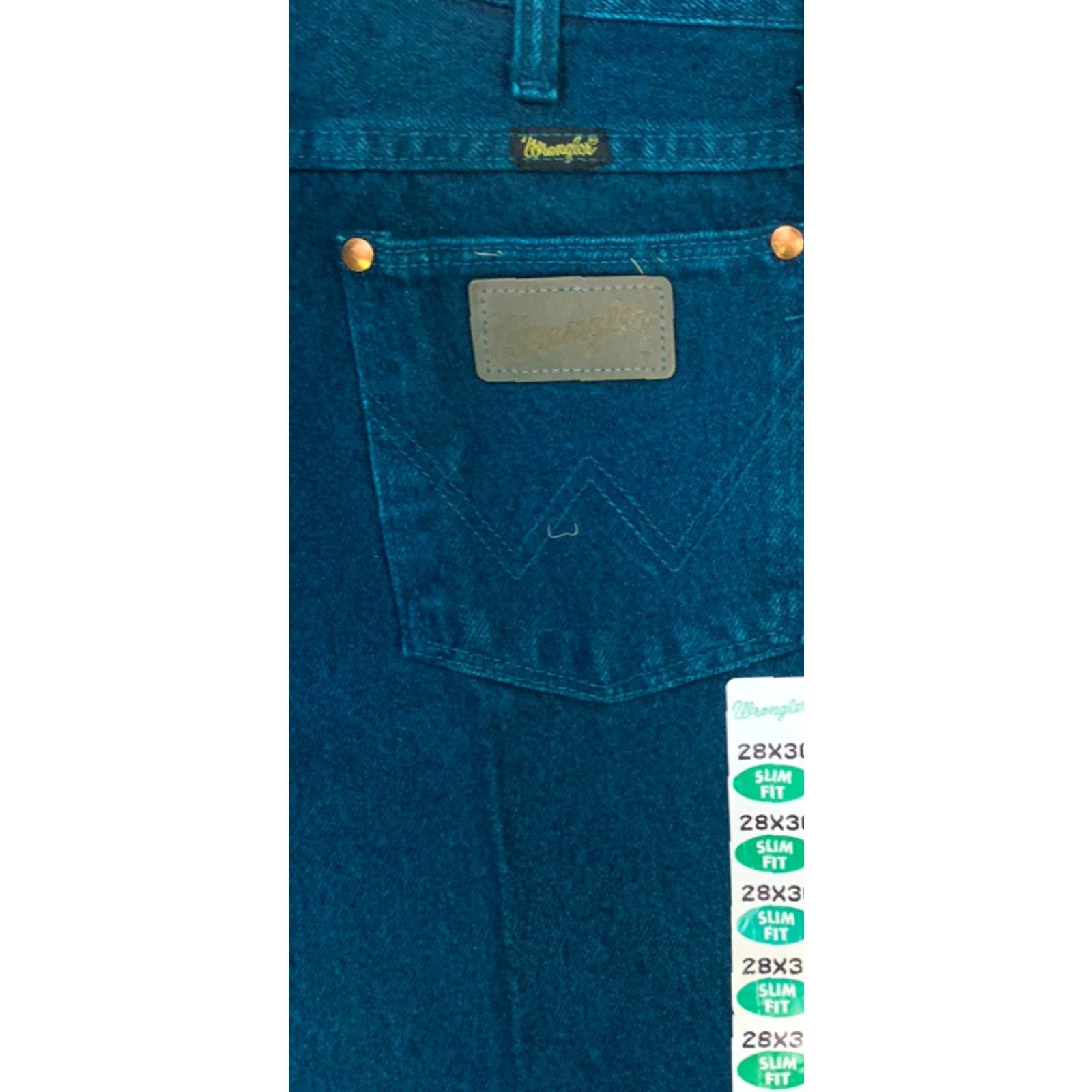 Wrangler VINTAGE Wrangler Slim Fit Women's Dark Blue Denim Jeans 28 X 30 Size 28" / US 6 / IT 42 - 3 Thumbnail
