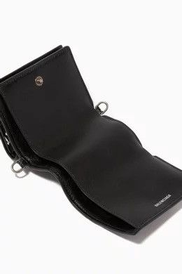 Balenciaga Cash Mini Wallet on Chain in BB Monogram Folding Wallet Size ONE SIZE - 4 Thumbnail