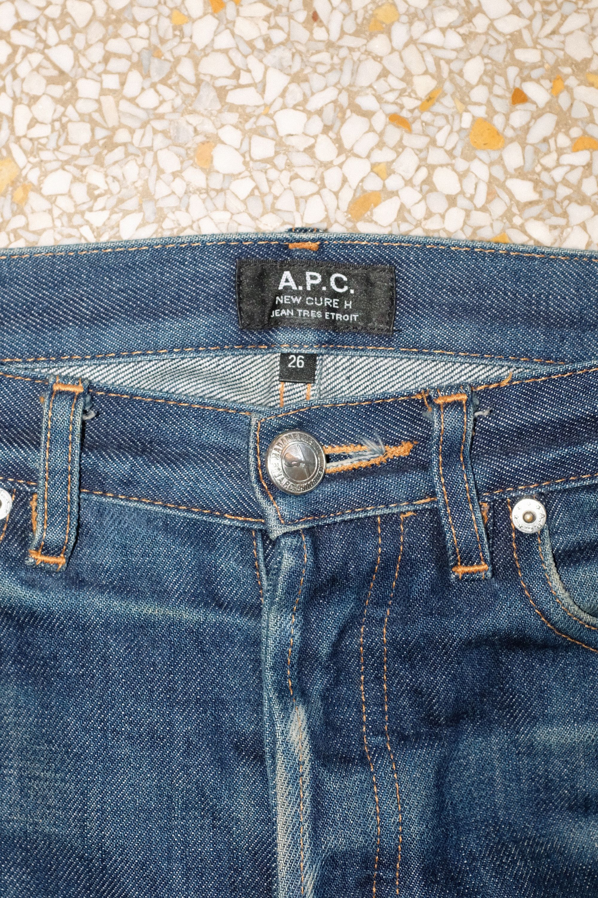 A.P.C. A.P.C. New Cure Homme Skinny Raw Denim Butler Program Size US 26 / EU 42 - 8 Thumbnail