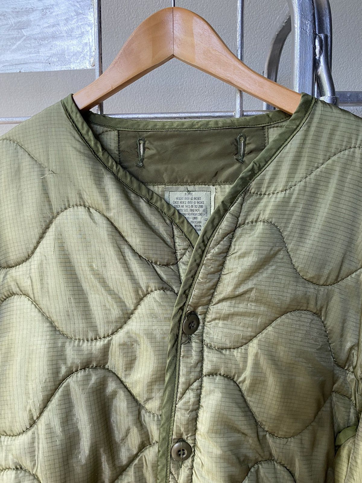 Vintage Vintage military liner jacket Size US XL / EU 56 / 4 - 9 Thumbnail