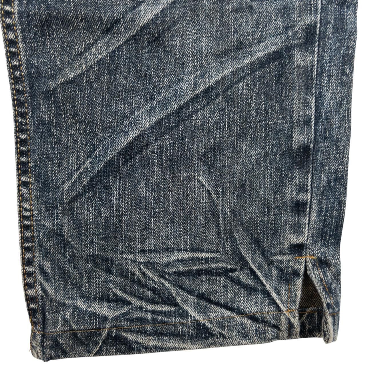 Other Vintage Big Train Embroidered Koi Japanese Denim Jeans W29 Size US 29 - 8 Thumbnail