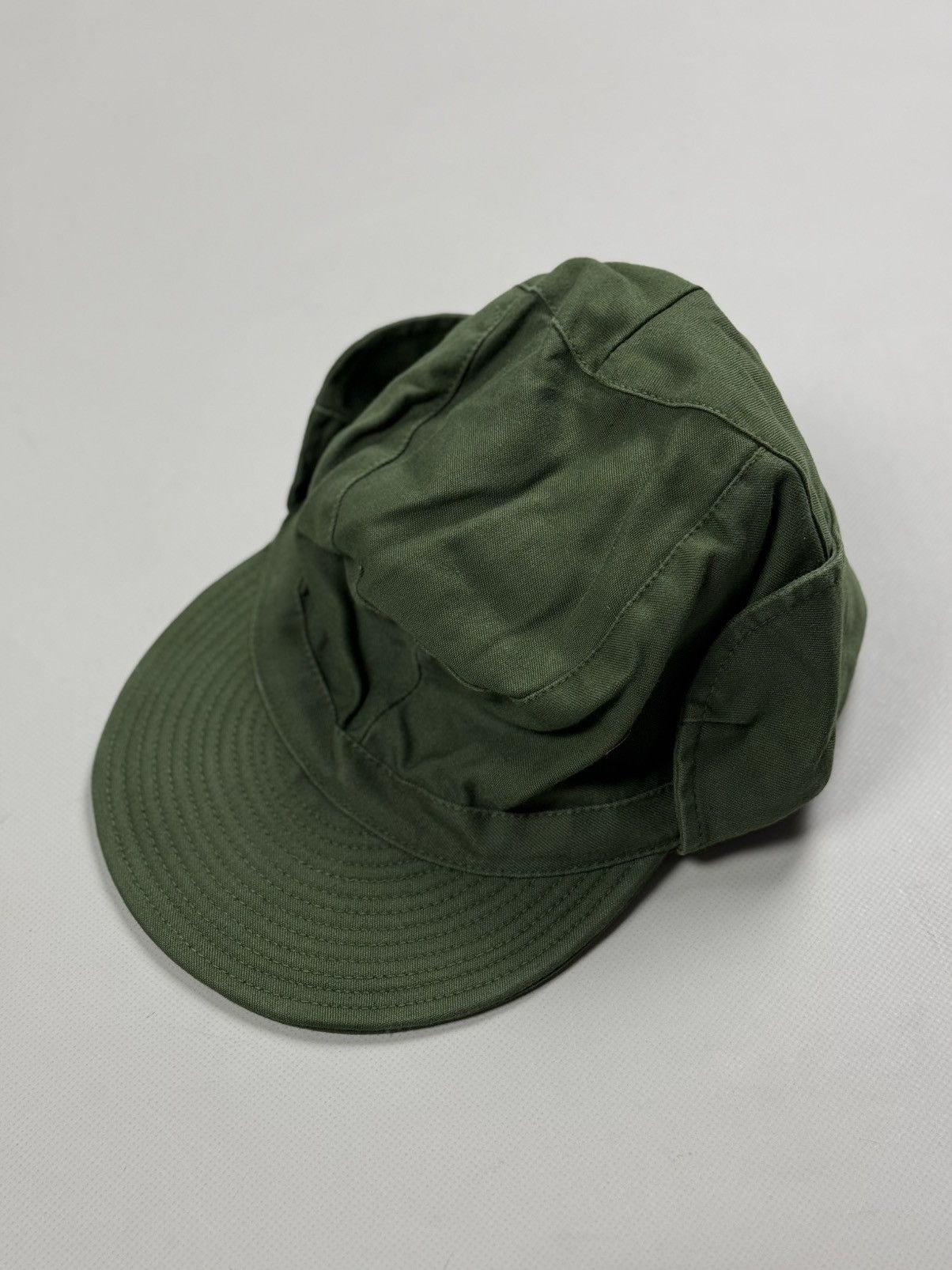 Vintage Vintage Swedish Army Military Earwarmer Flap Ear Cap Hat Size ONE SIZE - 6 Thumbnail