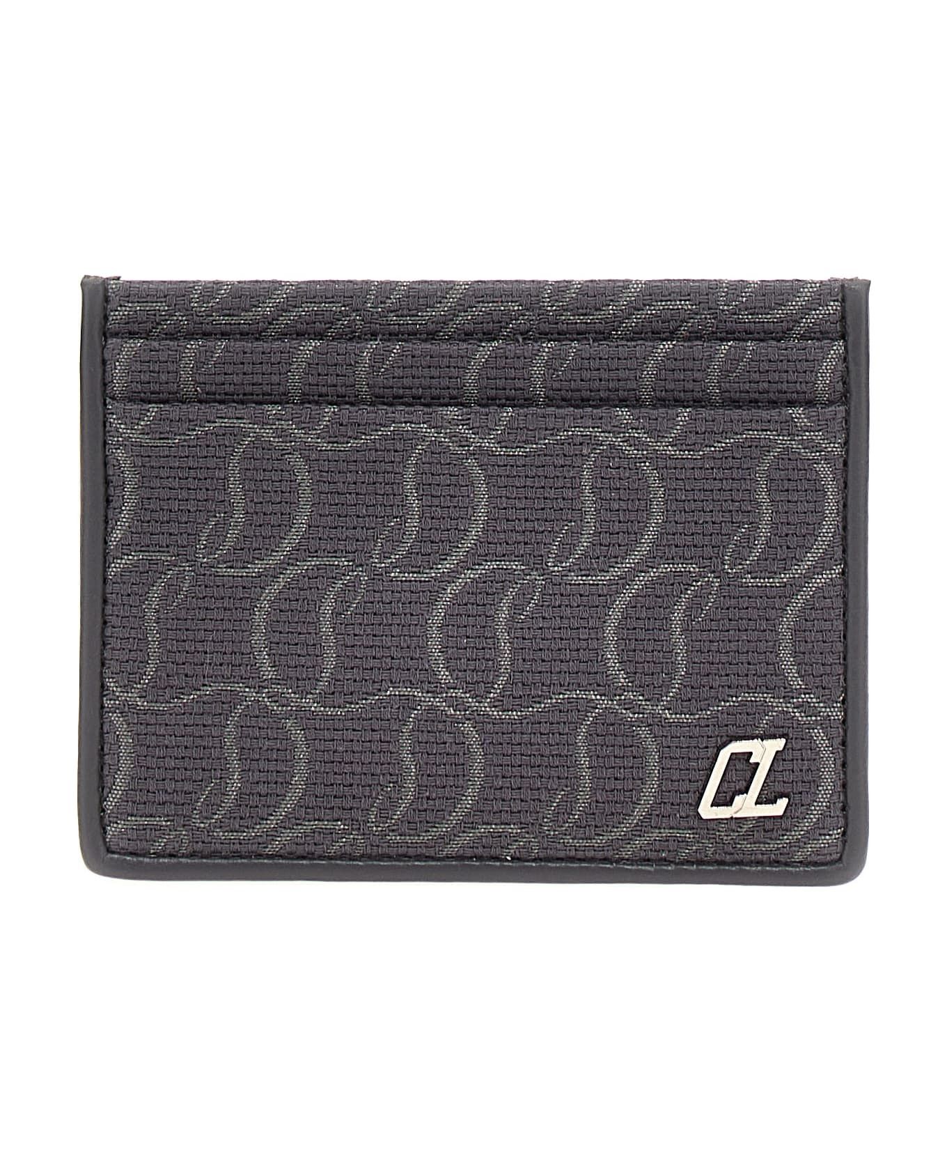 Christian Louboutin oc11z0525 M Kios' card holder in Gray Size ONE SIZE - 1 Thumbnail