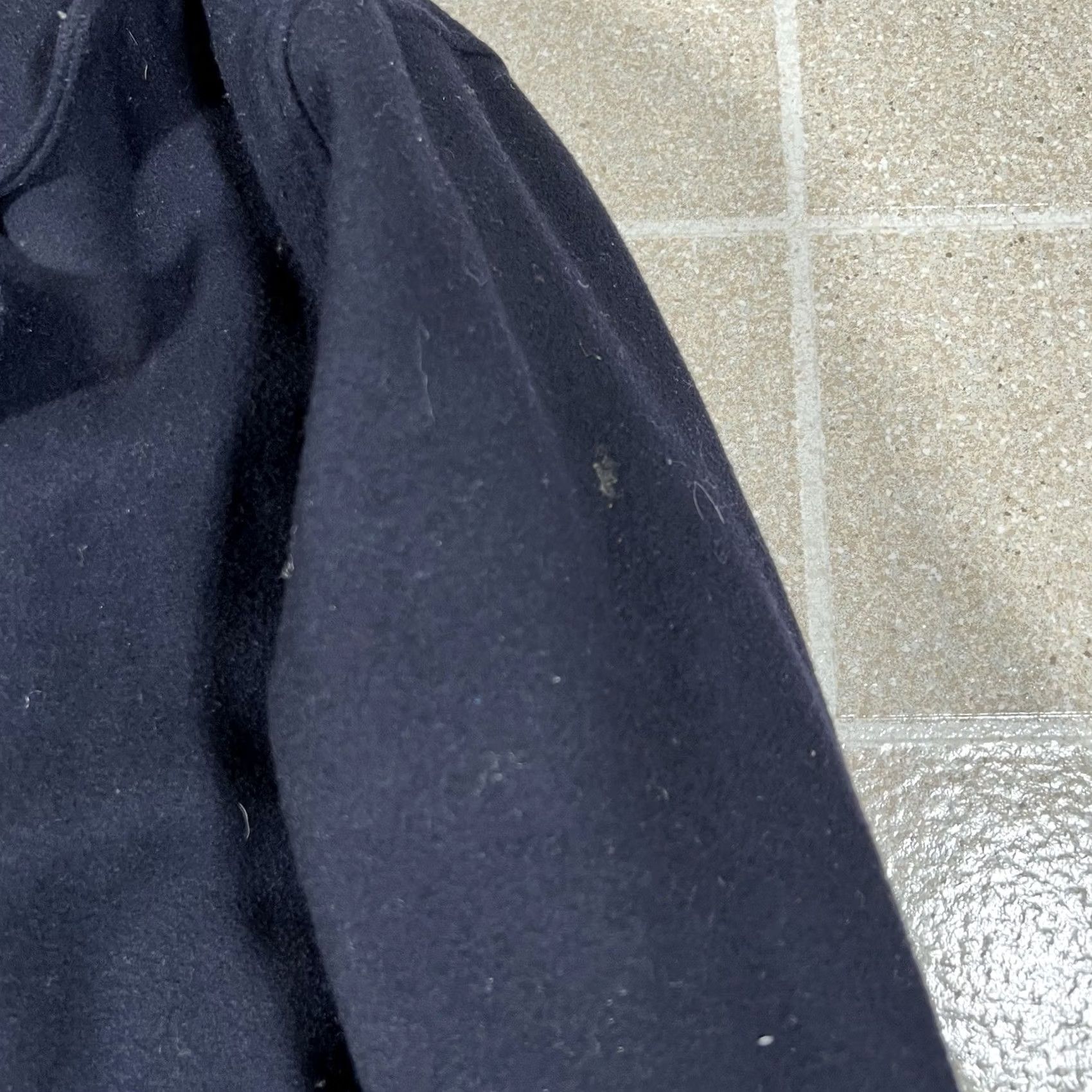 Vintage RARE WOOLRICH MEN NAVY DOUBLE BREASTED WOOL PEA COAT JACKET LINED MEDIUM Blue Wool Size US M / EU 48-50 / 2 - 7 Thumbnail