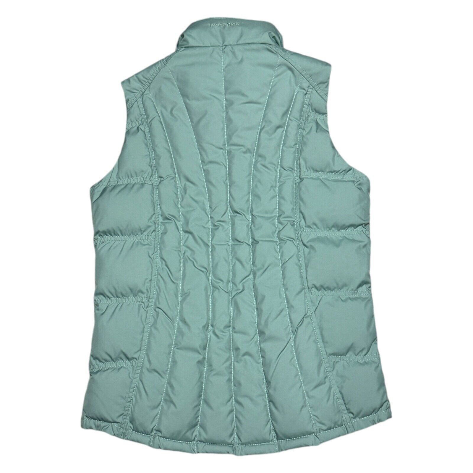 Woolrich Woolen Mills WOOLRICH Puffer Mint Green Insulated Winter Ski Parka Vest Size S / US 4 / IT 40 - 4 Thumbnail